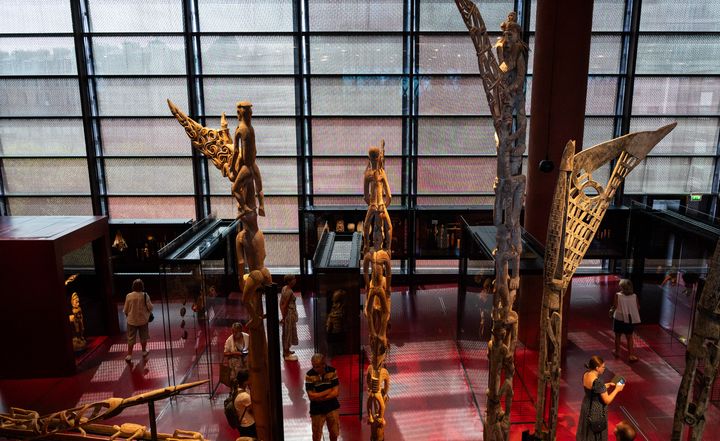 Le musée du quai Branly-Jacques-Chirac, à Paris. (RICCARDO MILANI / HANS LUCAS / AFP)