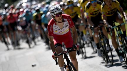 Guillaume Martin (Cofidis), lors de la 18e étape du Tour de France, le 17 septembre 2020. (MARCO BERTORELLO / AFP)