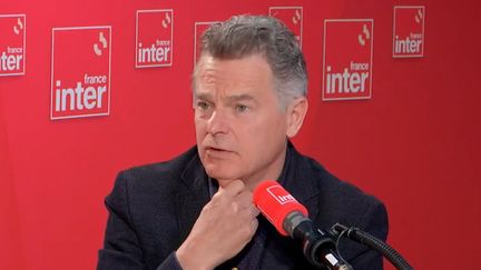 Fabien Roussel, secrétaire national du PCF, le 4 mai 2022. (FRANCEINTER / RADIOFRANCE)