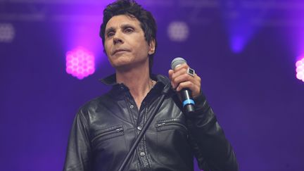 Le chanteur Jean-Luc Lahaye lors d'un concert le 4 juin 2019 à Troyes (Aube). (LUDOVIC PETIOT / MAXPPP)