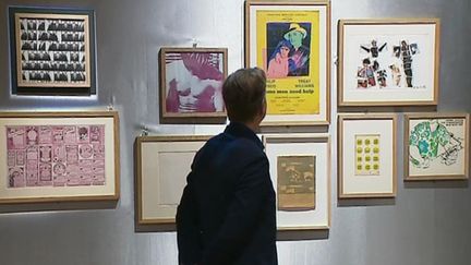 Expo "Andy Warhol Ephemera" la collection au Musée de l'imprimerie à Lyon 
 (Capture d&#039;image Culturebox)