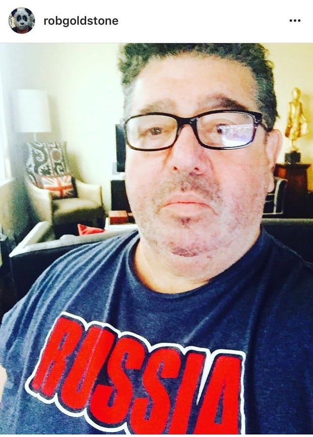 Capture d'écran du compte Instagram de Rob Goldstone. (ROB GOLDSTONE / THE GUARDIAN)