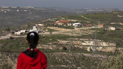 Une vue d'une colonie israélienne à Havat Gilad, en Cisjordanie, le 2 février 2018.&nbsp; (JAAFAR ASHTIYEH / AFP)