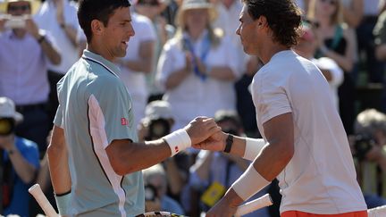 Novak Djokovic et Rafael Nadal se retrouveront pour la 44e fois (MIGUEL MEDINA / AFP)