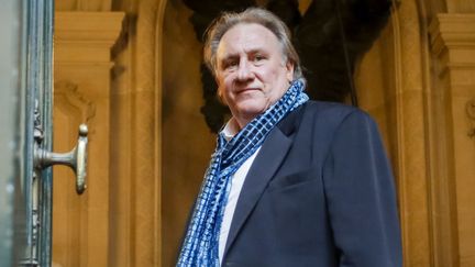 Le comédien Gérard Depardieu le 25 juin 2018 à Bruxelles où une cérémonie a été organisée en son honneur à l'occasion d'une projection des "Valseuses" (DAINA LE LARDIC / ISOPIX / SIPA)