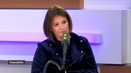 Olivia Grégoire, invitée de franceinfo le 12 février 2020. (FRANCEINFO / RADIOFRANCE)