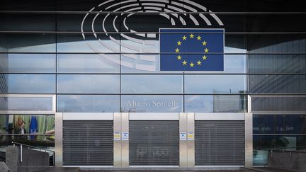 Un bâtiment du Parlement européen (image d'illustration). (JAMES ARTHUR GEKIERE / BELGA MAG / AFP)