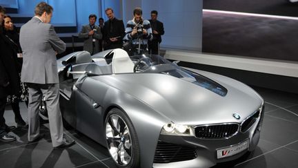 &nbsp; (La BMW Vision ConnectedDrive exposée au salon de l’automobile de Genève en 2011 © Maxppp)