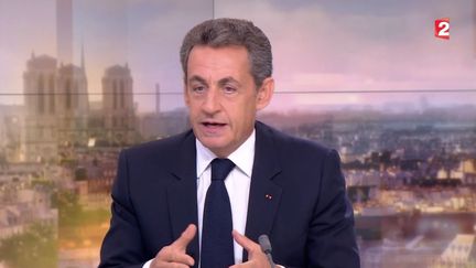 Nicolas Sarkozy sur France 2, le 7 octobre 2016 (FRANCE 2)