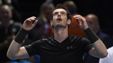 Le tennisman écossais Andy Murray remporte la finales du Masters, à Londres, contre le Serbe Novak Djokovic, dimanche 20 novembre 2016.&nbsp; (REUTERS STAFF / REUTERS)