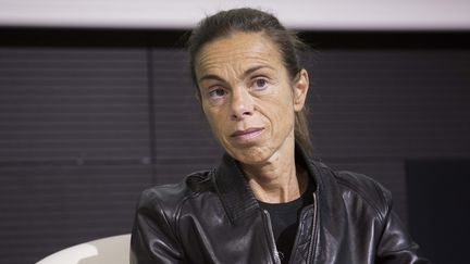 Agn&egrave;s Saal, alors pr&eacute;sidente de l'INA, &agrave; Paris, le 21 octobre 2014. ( MAXPPP)