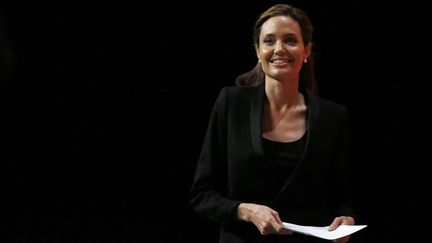 L'actrice Angelina Jolie, le 12 juin 2014 &agrave; Londres (Royaume-Uni). (LUKE MACGREGOR / REUTERS)