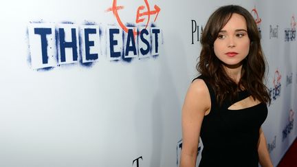 L'actrice Ellen Page arrive &agrave; la premi&egrave;re du film The East,&nbsp;le 28 mai 2013 &agrave; Hollywood (Californie, Etats-Unis). (MARK DAVIS / GETTY IMAGES NORTH AMERICA / AFP)