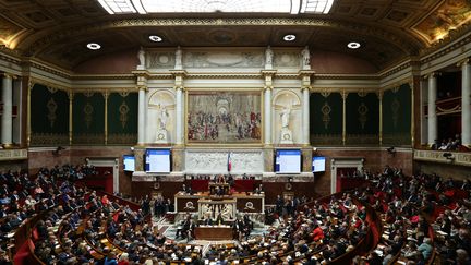 Prime Minister Michel Barnier delivered his general policy speech on October 1, at the National Assembly. (ALAIN JOCARD / AFP)