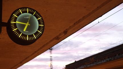 La gare SNCF de Saint-Quentin, dans l'Aisne. (AURÉLIEN ACCART / RADIO FRANCE)