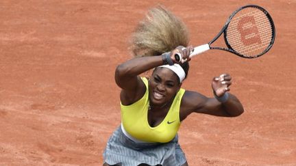 L'Am&eacute;ricaine Serena Williams, num&eacute;ro 1 mondiale de tennis, le 28 mai 2014 &agrave; Roland-Garros. (DOMINIQUE FAGET / AFP)