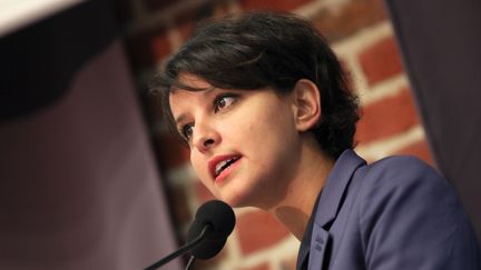 La ministre de l'Education, Najat Vallaud-Belkacem, &agrave; Lille le 14 mai 2015. (CITIZENSIDE / THIERRY THOREL / AFP)