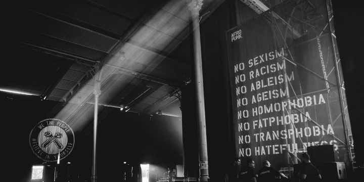 Slogan d'Afropunk
 (Alexandre Fumeron)