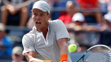 Tomas Berdych n'a pas fait de détails face à Julien Benneteau.  (CLIVE BRUNSKILL / GETTY IMAGES NORTH AMERICA)