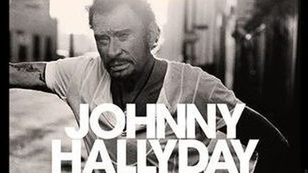 Détail de la pochette de l'album posthume de Johnny Hallyday, "Mon pays c'est l'amour".
 (Warner )