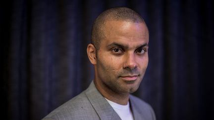 Tony Parker,&nbsp;président de l'ASVEL Lyon-Villeurbanne, en 2019. (THOMAS SAMSON / AFP)