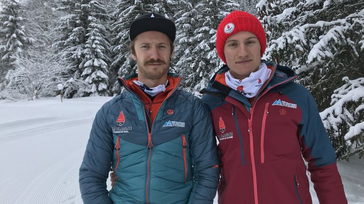 Tristan et Louna Ladevant font partie des meilleurs mondiaux de la cascade de glace. (JÉRÔME VAL / RADIO FRANCE)