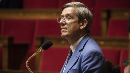 Charles de Courson, membre du groupe Liot et député centriste de la 5ème circonscription de la Marne, le 22 septembre 2020 à l'Assemblée nationale. (VINCENT ISORE / MAXPPP)