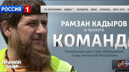 Le président tchétchène, Ramzan Kadyrov, est à l'affiche d'une émission de télé-réalité russe. (RUSSIA.TV)