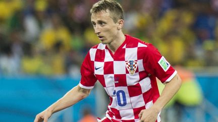 Le stratège croate Luka Modric est remis du coup reçu face au Brésil