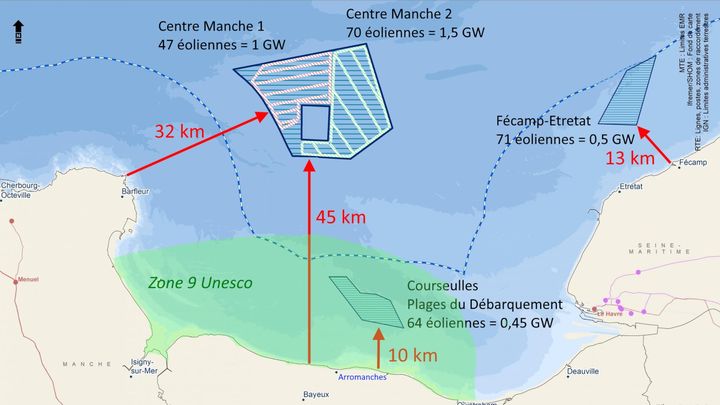 Les premiers travaux de forage, pour installer les fondations des éoliennes, doivent débuter à la fin 2023. (Association "Libre Horizon")