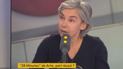 Élisabeth Quin, présentatrice de "28 Minutes" sur Arte. (FRANCEINFO / RADIOFRANCE)