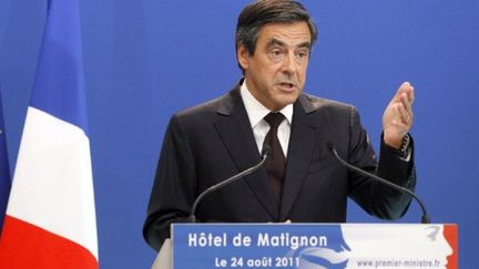 François FIllon (24/08/2011) (AFP/PATRICK KOVARIK)