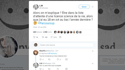 Capture d'écran d'un tweet posté le 22 mai 2018 (@FREDUNALA / TWITTER)